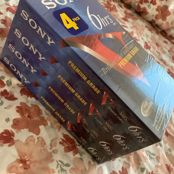 Sony -Brand New condition Blank VHS Video Tapes - Picture 2 of 4
